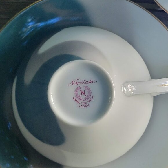 s/2 vintage rare Noritake teacups/saucers - Picture 5 of 9